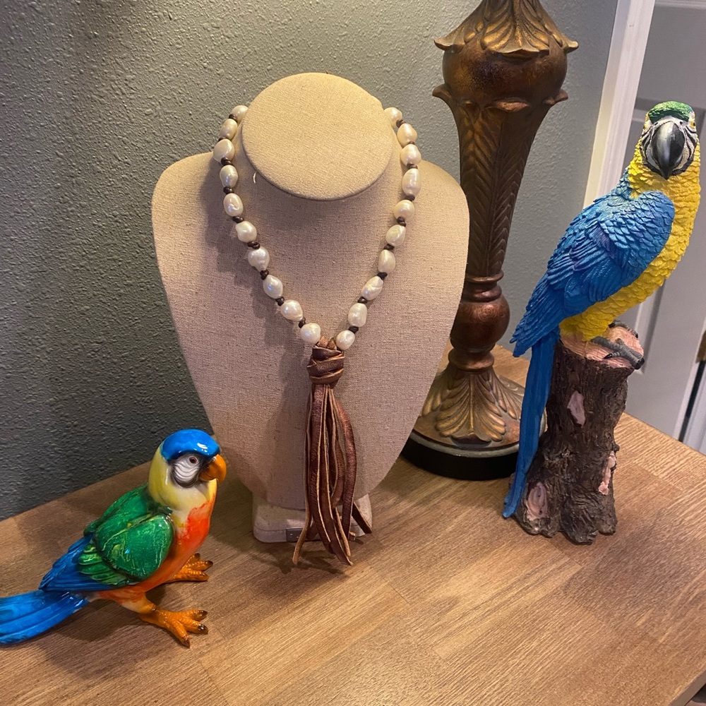 Freshwater Pearl Fringe Choker